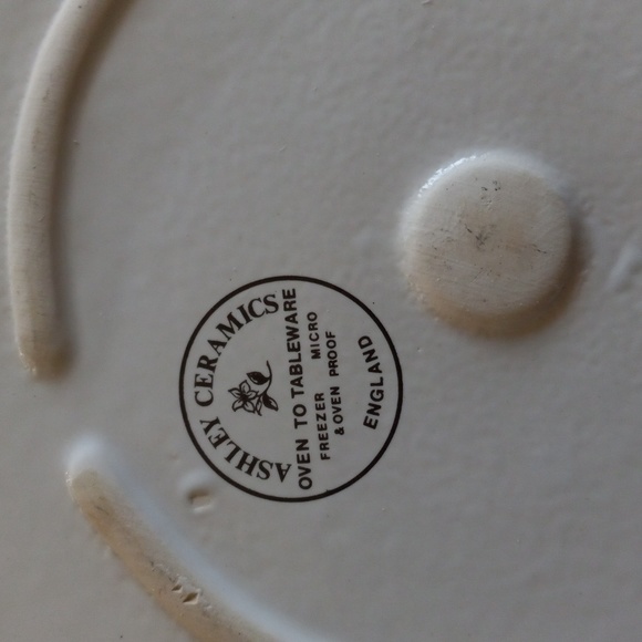 Ashley CeramicsEnglandVintage Flan/Quiche/Pie Dish Oven/Micro/Freezer Proof NWOT - Picture 4 of 14